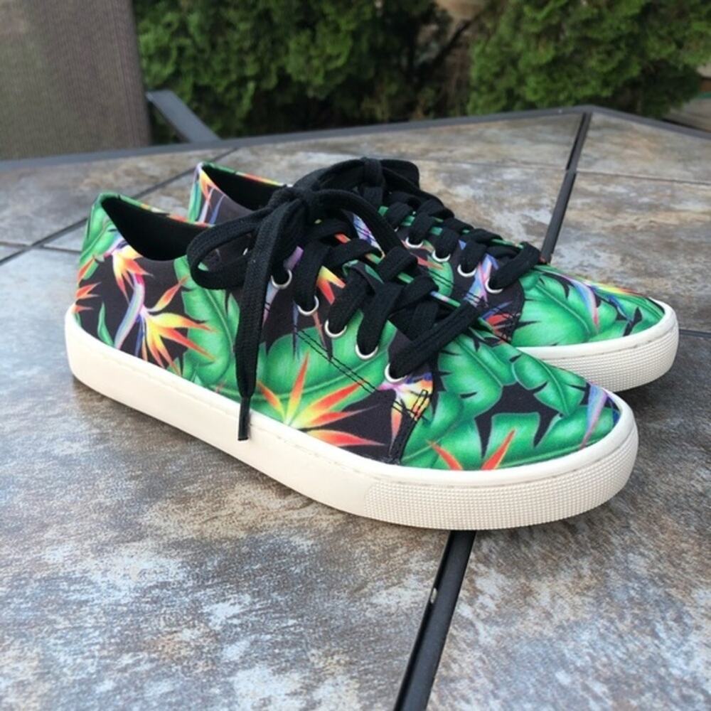 Loudmouth Kids Tropical Bora Bora Shane Sneaker Size 3 New